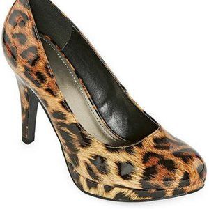 Worthington JEAN Leopard Print Pumps/Shoes 8.5M